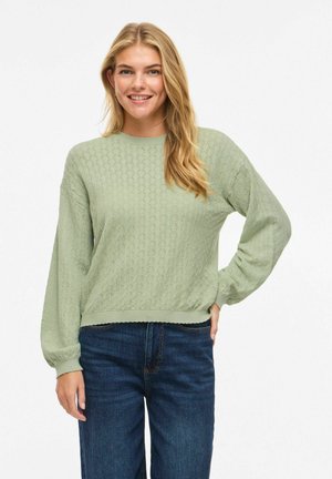 VIEMI LANGÄRMELIGER - Maglione - smoke green