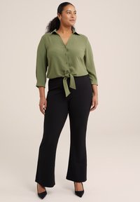 WE Fashion CURVE - Nadrágok - black