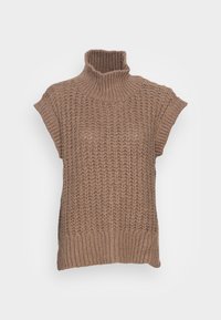 HEIDI NECK VEST - Camisola - caribou