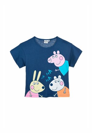 PEPPA PIG KURZARM - T-Shirt print - blau