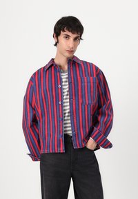 Marimekko SUURE PICCOLO UNISEX - Blúzka so zapínaním na gombíky - red/blue