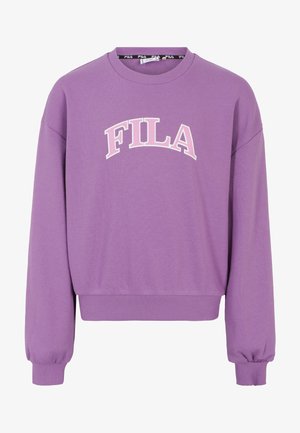 Fila APPAREL LOLLAR CROPPED GRAPHIC CREW - Felpa - lavender crystal