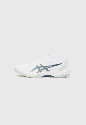 GEL TASK 4 - Handball shoes - white/tranquil teal