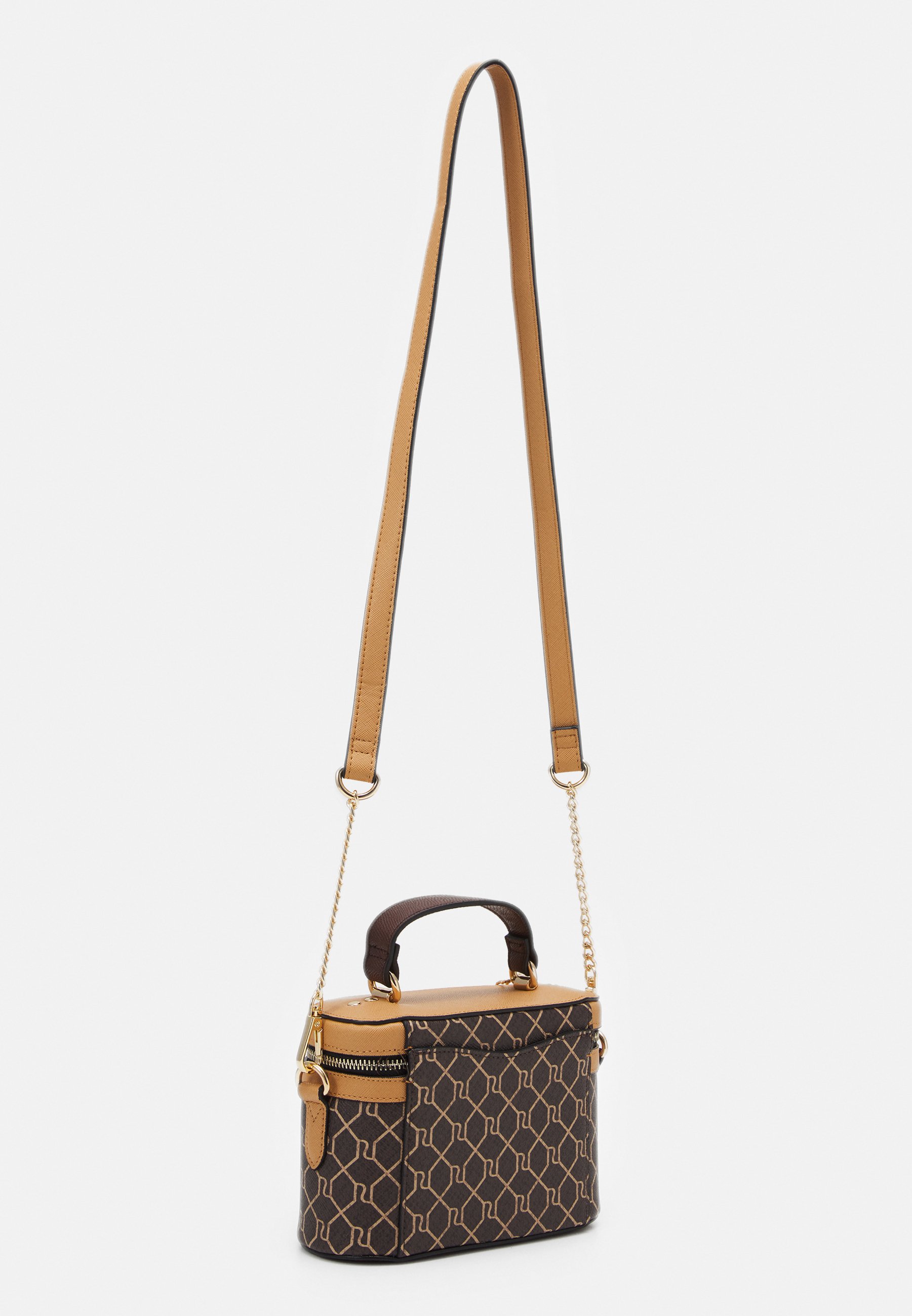 brown monogram river island bolsa