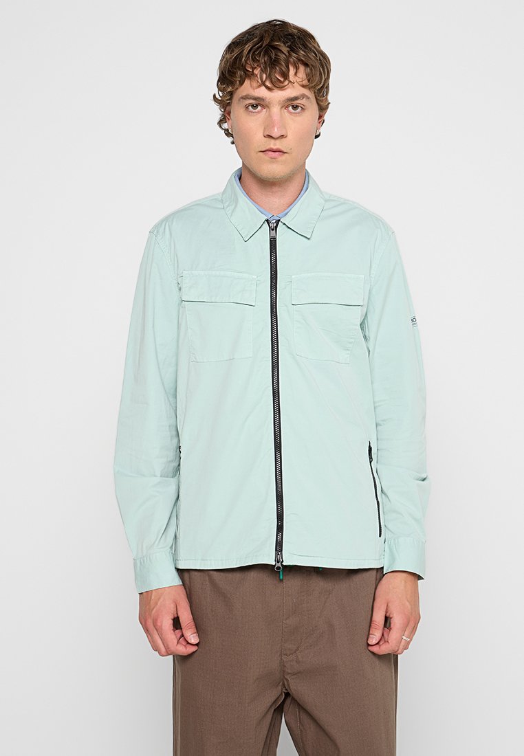 Barbour International Lichte jas turquoise