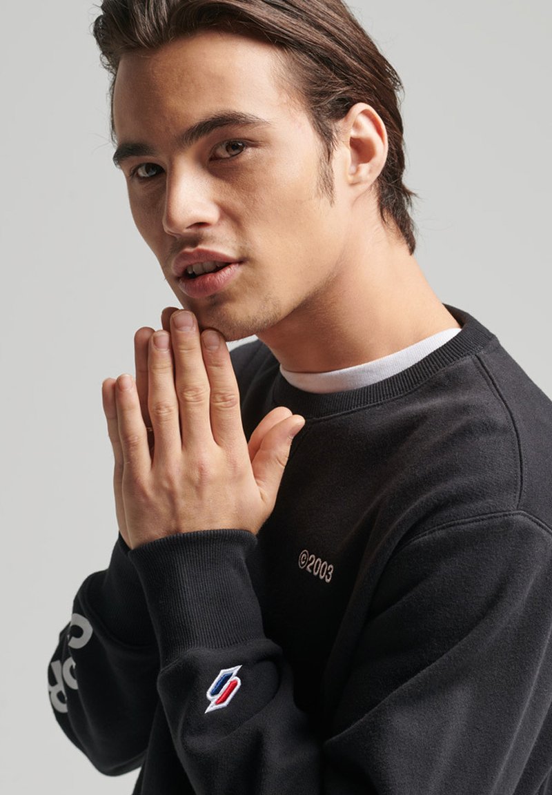 Herren Kapuzenpullover | Superdry Sweatshirt black/schwarz - ES03877 Herren Kapuzenpullover | Superdry Sweatshirt black/schwarz - ES03877