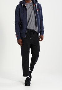 Superdry & Co Sudadera con cremallera - mottled dark blue