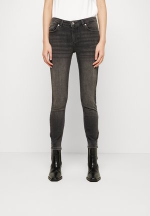 Skinny džíny - black denim