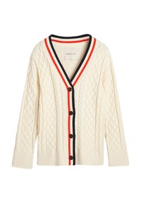 CONTRAST CABLE  - Kofta - cream