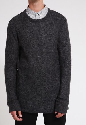 Trui - mottled dark grey