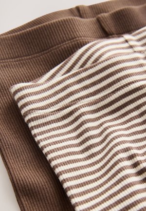 Next SET 2 PACK - Maglietta a manica lunga - brown/cream babyccino