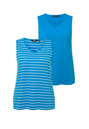 Ulla Popken, 2ER-PACK - Top - turquoise