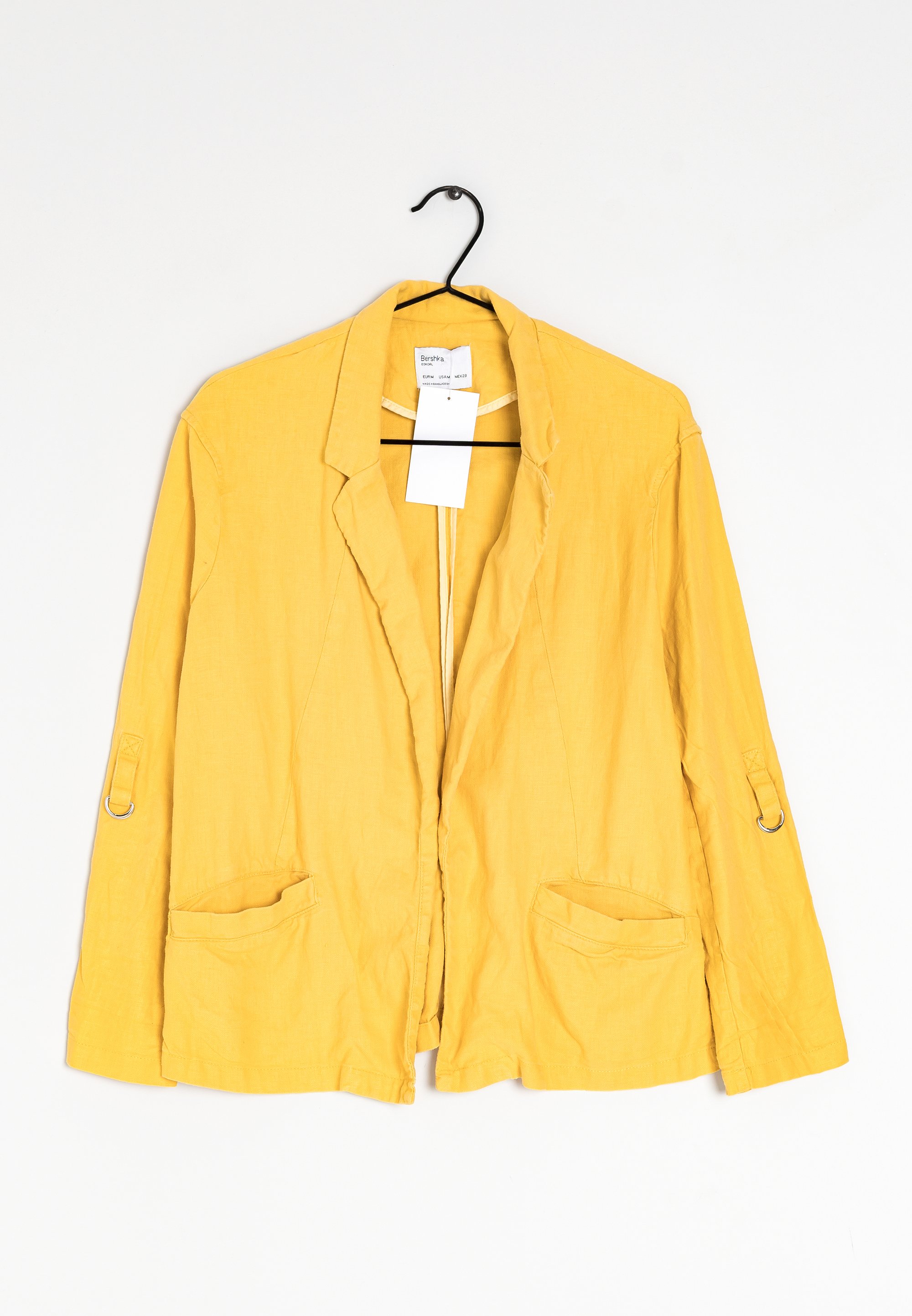 Bershka Blazer yellow/gelb (Pre-owned) Zalando