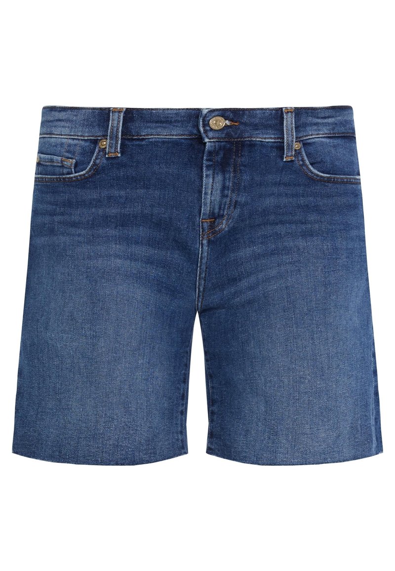 7 For All Mankind Jeansshort donkerblauw