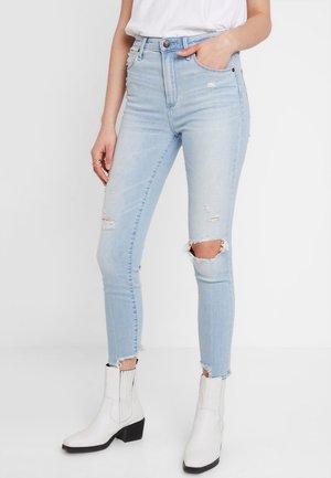 Abercrombie & Fitch, Jeans Skinny Fit - light-blue denim