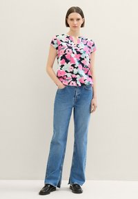 TOM TAILOR Blůza - pink colorful floral design