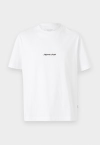 JORNORREBRO EMB TEE SS CREW NECK NOOS - T-shirt print - bright white