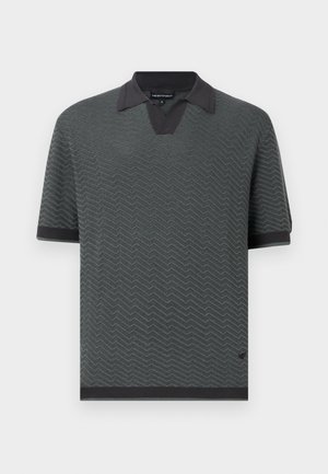 Emporio Armani Polo - bristol black chevronne