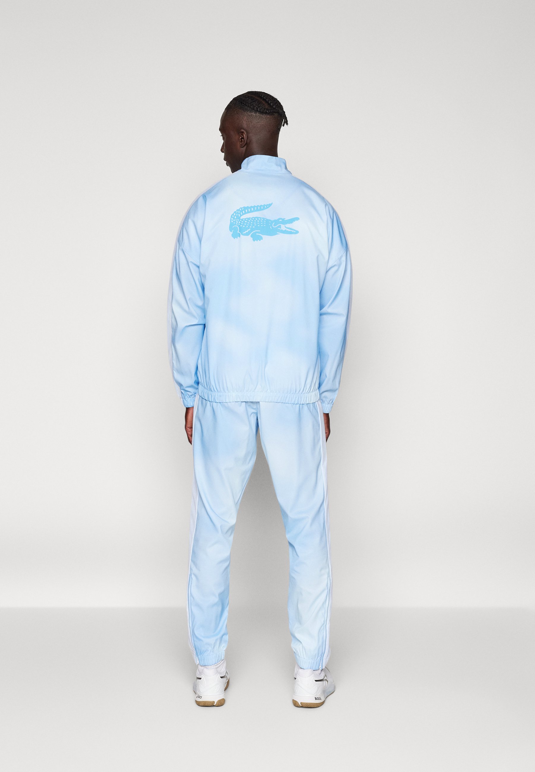 Lacoste Sport TRACKSUITS TRACK SET - Tracksuit - light blue/white/light blue  - Zalando.ie