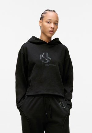 STUDDED MONOGRAM - Hanorac - black