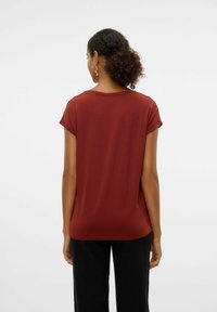 Vero Moda STRETCH AVA - T-Shirt basic - rot-blau