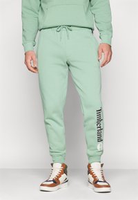 Timberland KENNEBEC RIVER BRUSHED BACK - Spodnji deli trenirk - granite green