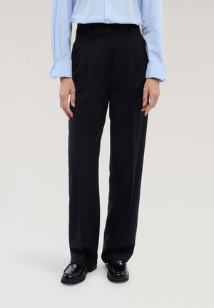 IN FRESCO - Stoffhose - black milano