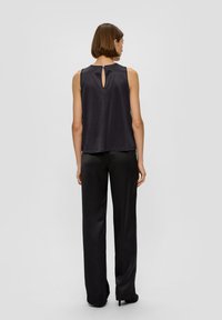 s.Oliver BLACK LABEL PAILLETTES - Blouse - dunkelgrau