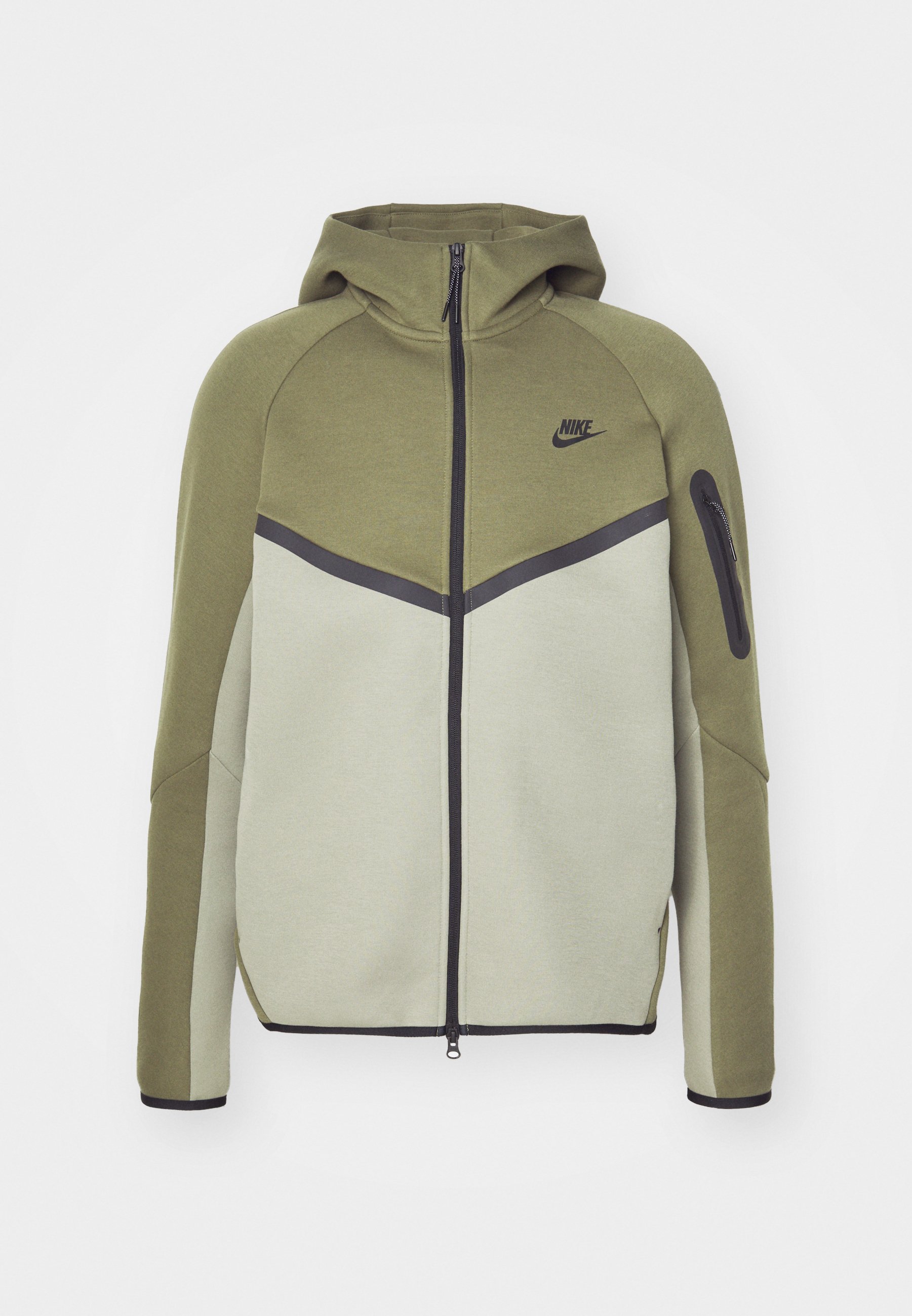 nikelab hoodie olive grey