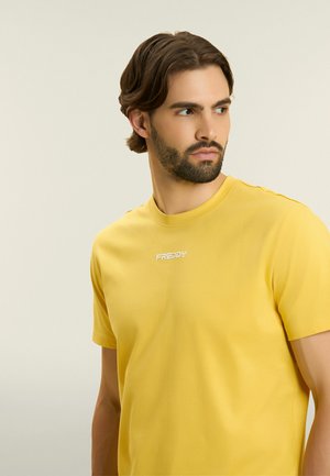 A MANICA CORTA CON LOGO FREDDY - T-shirt basic - gold-coloured