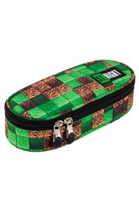 PRODG Geek Federmäppchen – 3 Fächer, 11 X 23 X 7 Cm – Grün, Mit Reißverschluss