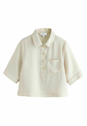 REGULAR FIT - CREPE SHORT SLEEVE  - Polokošeľa - neutral