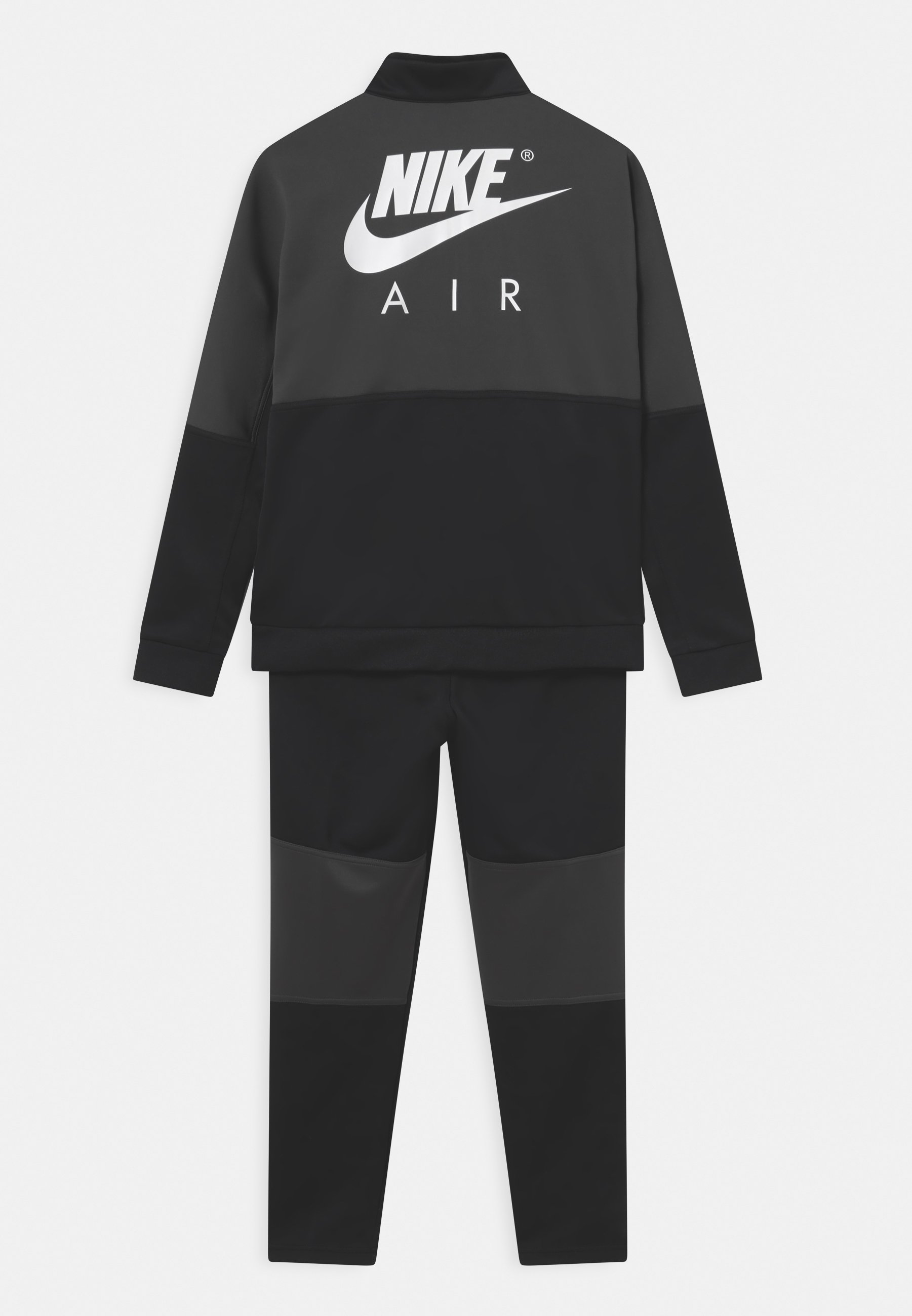 Nike Sportswear AIR TRACKSUIT SET UNISEX - Tuta -  black/anthracite/white/nero - Zalando.it