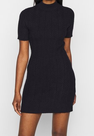 Gebreide jurk - dark blue