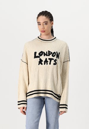 The Ragged Priest, LONDON RATS - Pullover - ecru/black