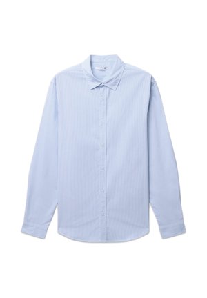 Terranova, STRETCH MICRORIGHE - Camicia - var azzurro