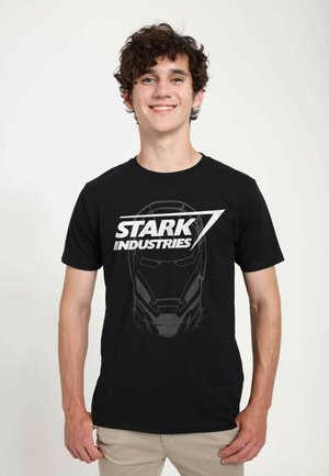 AVENGERS CLASSIC STARK INDUSTRIES UNISEX - T-shirt print - black