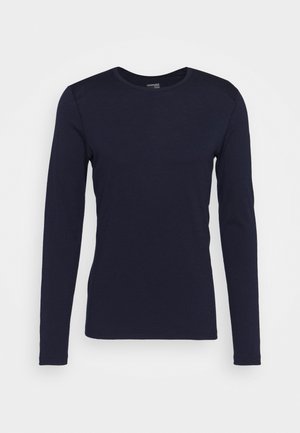 100% MERINO 200 LS CREWE UNDERSHIRT BLACK - Undertrøye - midnight navy