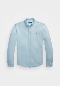 INDIGO DYED MESH KNIT SHIRT - Camicia - light indigo