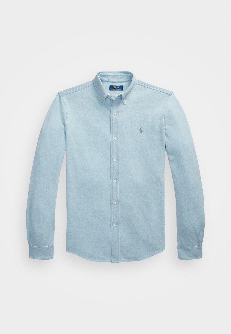 Polo Ralph Lauren INDIGO DYED MESH KNIT SHIRT - Shirt - light indigo