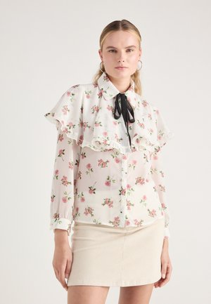 BAY FLORA CAPE BLOUSE - Skjortebluser - ivory