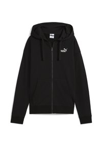 SMALL LOGO COMFORT MIT DURCHGEHENDEM  - Felpa con zip - black