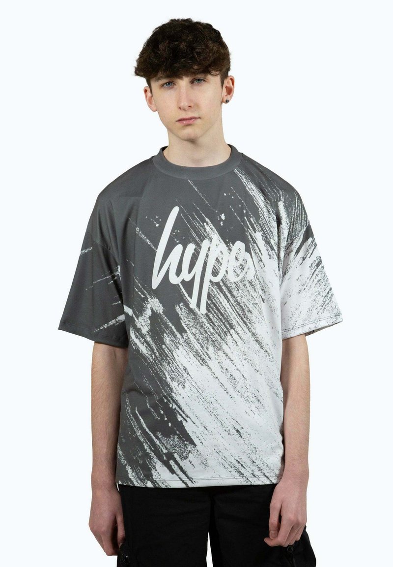 Hype T-shirt print grijs