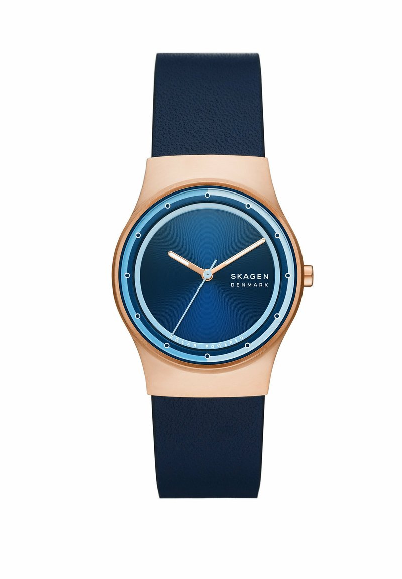 Bracelet En Silicone Bleu Skagen Original Pour Montre Hagen - Largeur 20mm