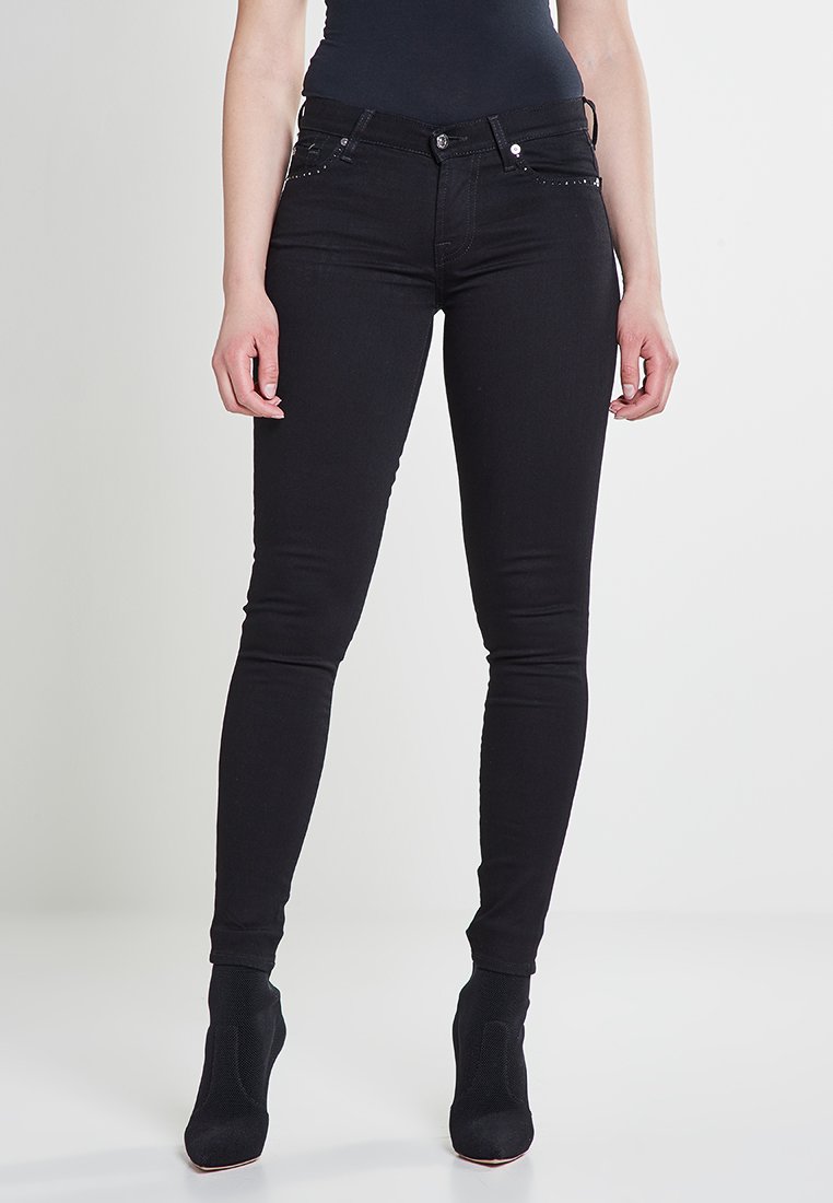 7 For All Mankind Jeans Skinny Fit zwart