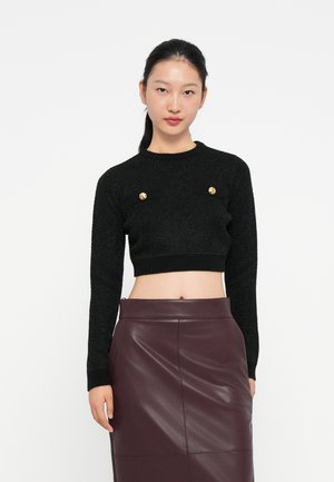 WOMEN KNITTED SWEATER - Svetrík - nero
