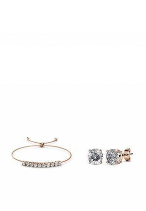 PARURE MARY MIA SET - Ohrringe - couleur or rose / cristal