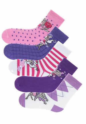 5 SET PACK - Socks - lila-pink