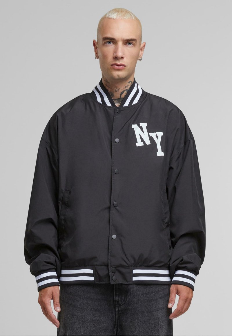 Mister Tee NEW YORK ARC LIGHT COLLEGE - Μπουφάν τύπου bomber - black