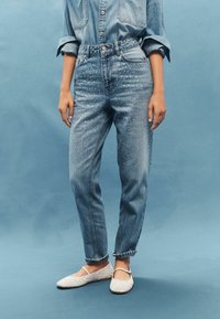 Next MOM EMBELLISHED TALL   REGULAR FIT - Tapered-Farkut - mid blue